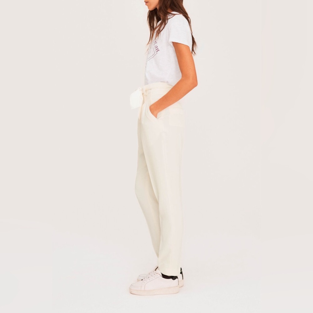 Ba&sh Tiago Pants (Ecru) (size 1)